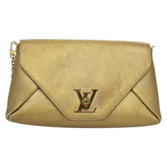 Louis Vuitton Love Note Chain Clutch Leather