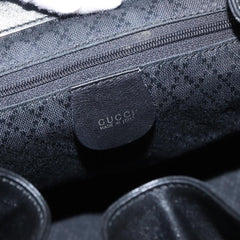 Gucci Vintage Bamboo Backpack Leather