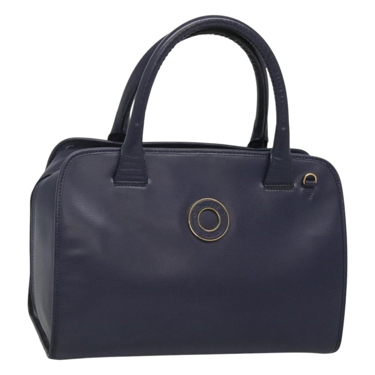 Celine Circle Logo Handbag Leather