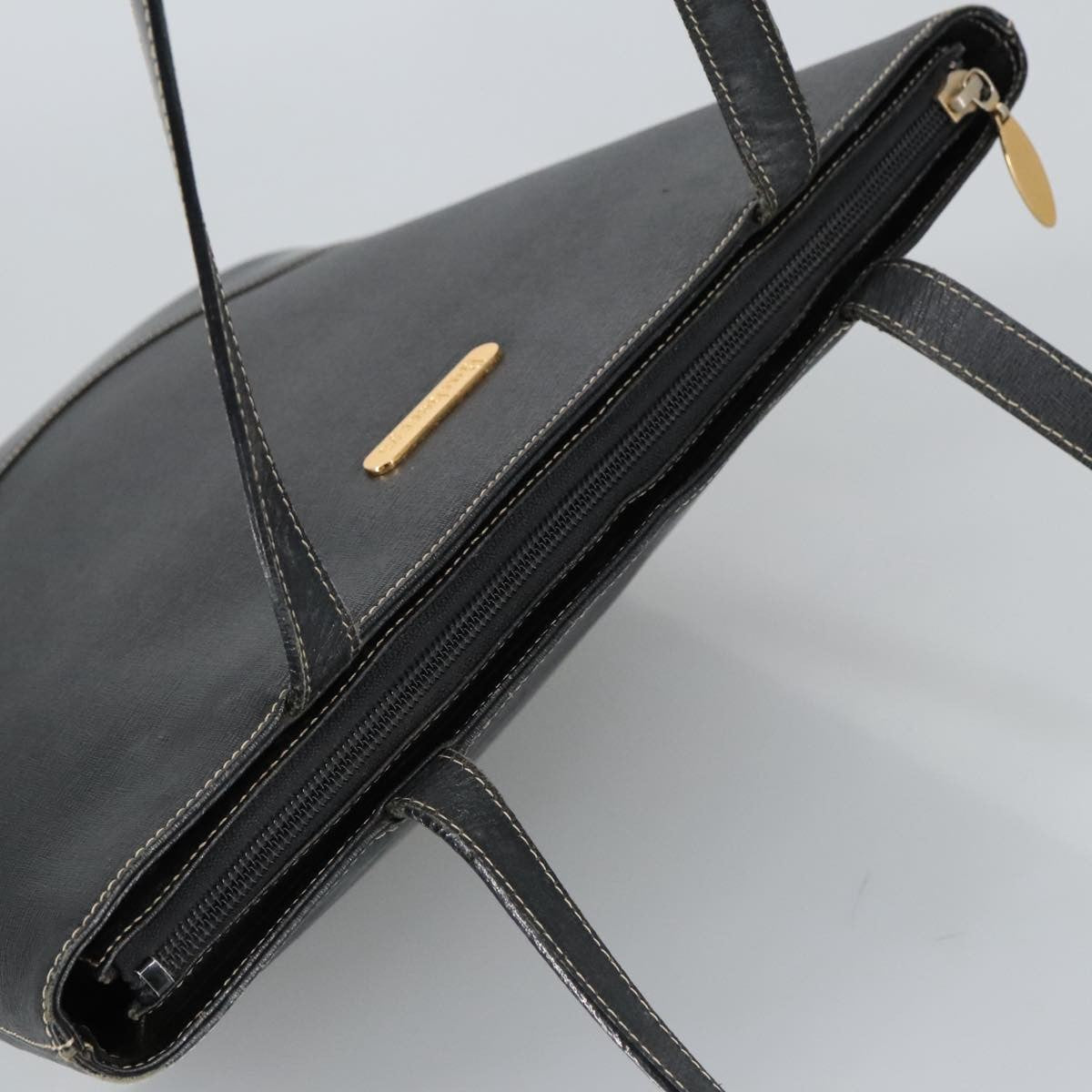 Burberry Handle Tote Leather