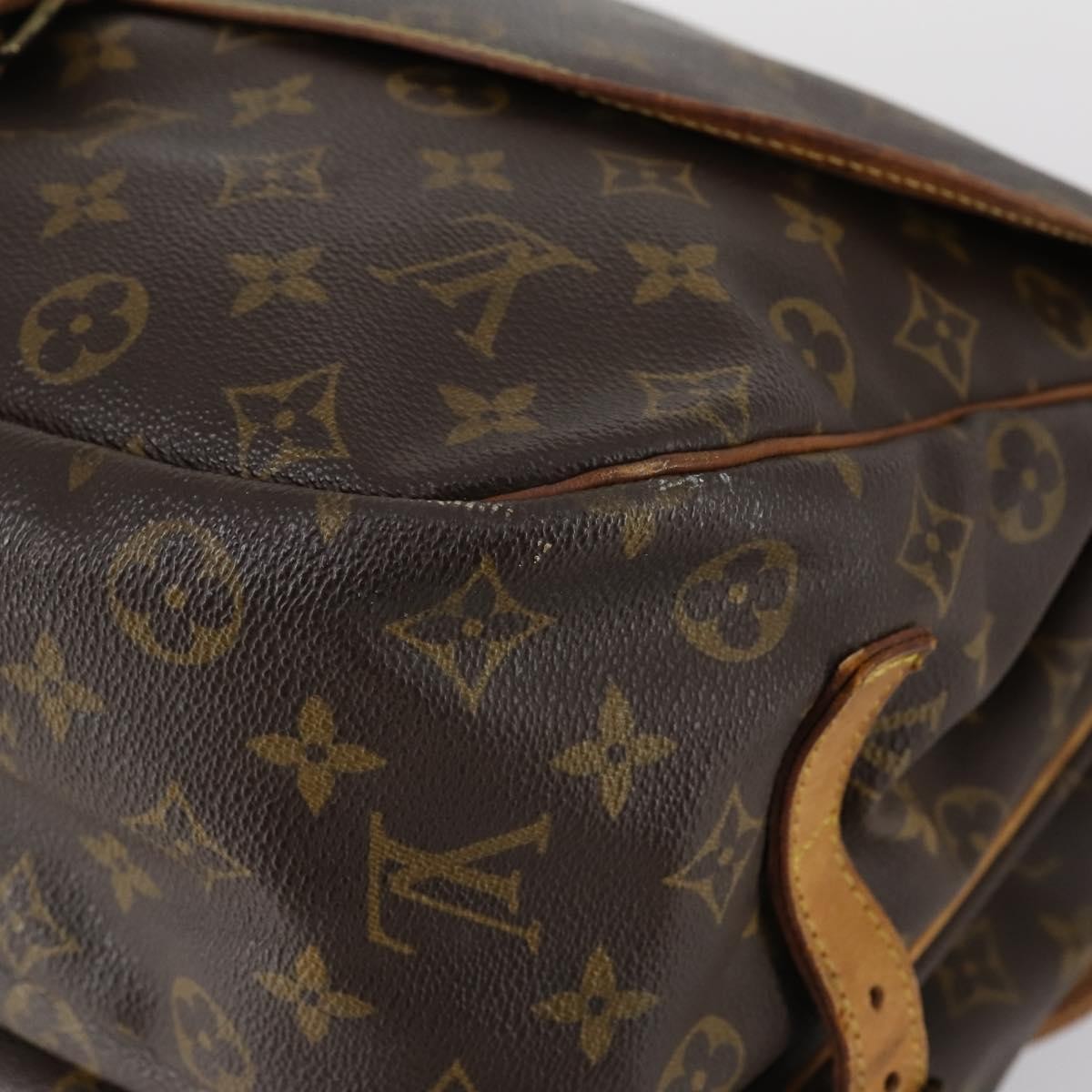 Louis Vuitton Saumur Handbag Monogram Canvas