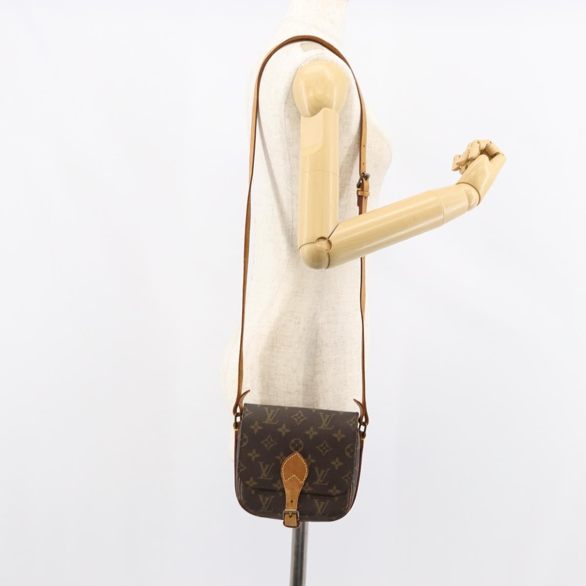 Louis Vuitton Cartouchiere Handbag Monogram Canvas