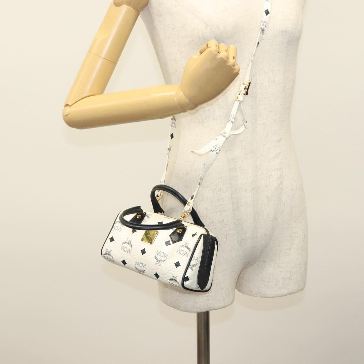 MCM Visetos logogramme Handbag Canvas and Leather