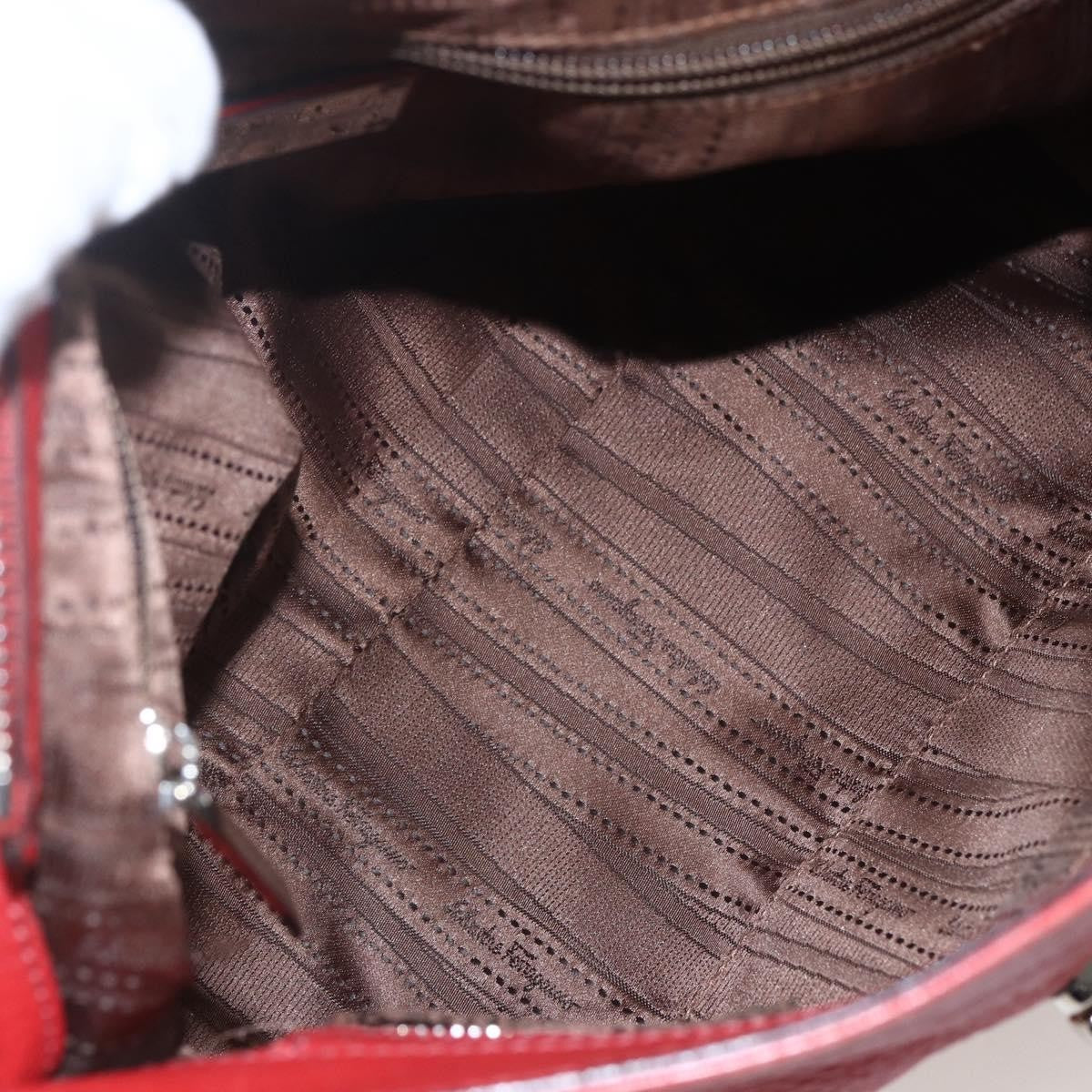 Salvatore Ferragamo Sofia Satchel Grainy Leather