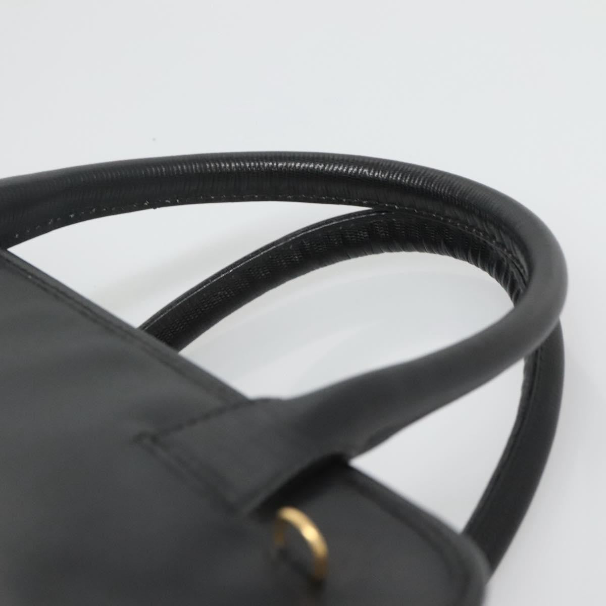Celine Circle Logo Handbag Leather