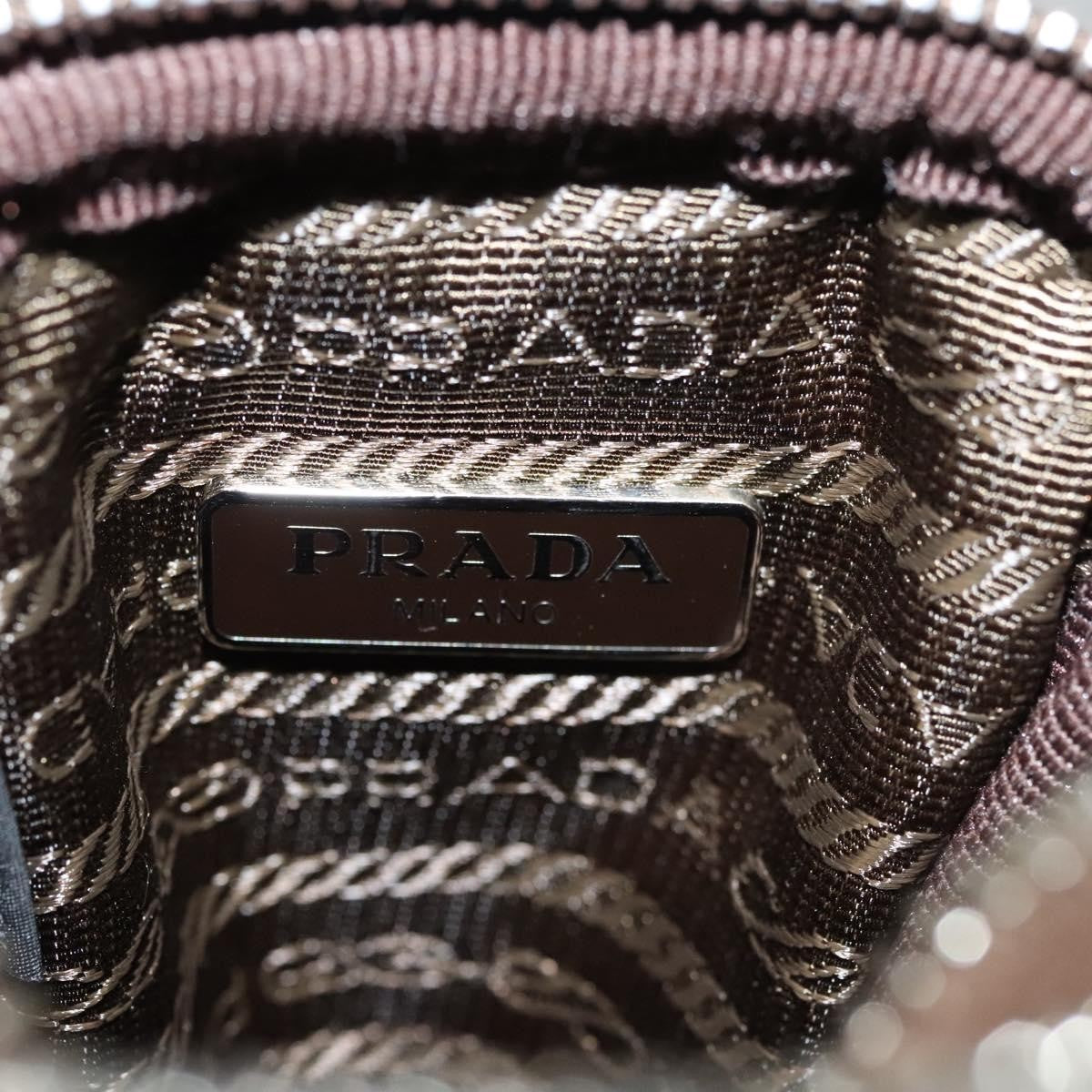 Prada Baguette Shoulder Bag Quilted Tessuto with Leather