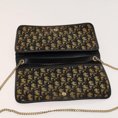 Christian Dior Vintage Trotter Shoulder Bag Canvas
