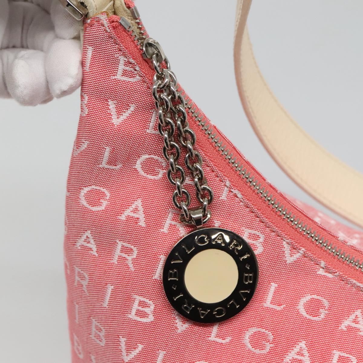 Bvlgari B.Zero1 Logomania Bag Canvas with Leather