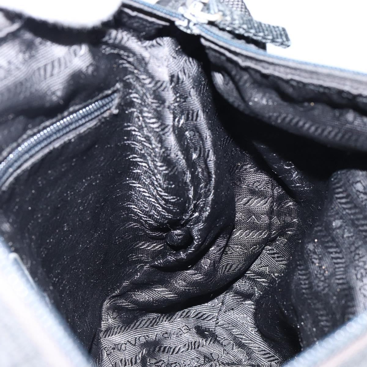 Prada Double Buckle Flap Messenger Bag Tessuto