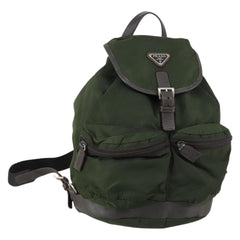 Prada Double Front Pocket Backpack Tessuto