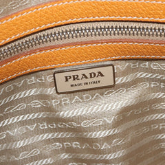Prada Bowler Bag Canvas with Leather
