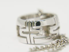 Bvlgari Parentesi Pendant Necklace 18K White Gold