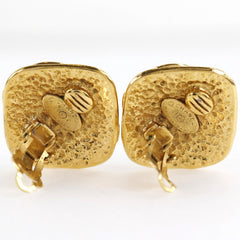 Chanel Vintage CC Clip-On Earrings Metal