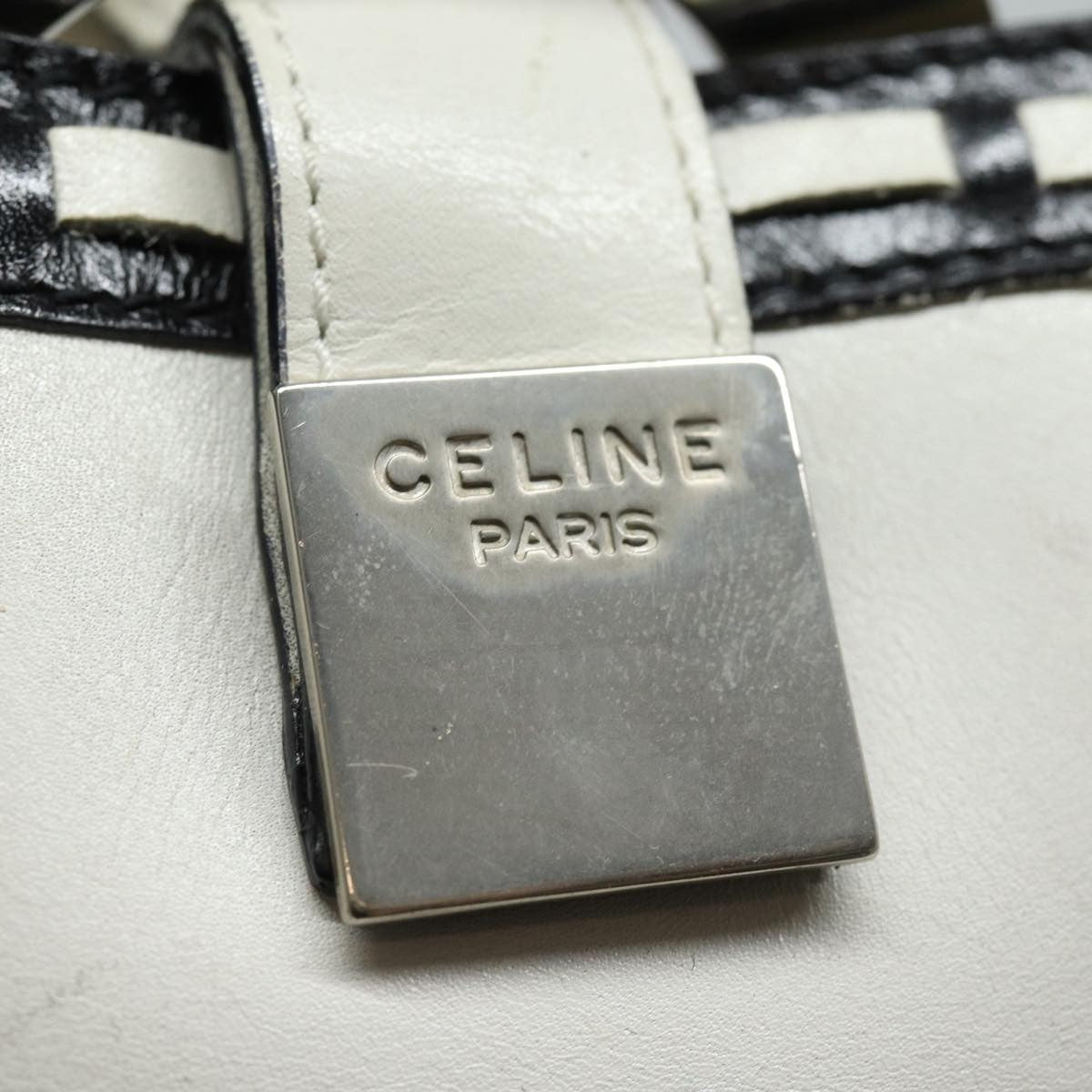 Celine Circle logo Leather