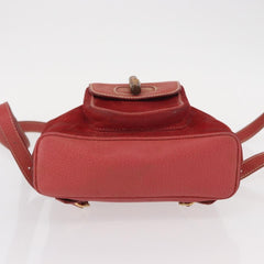 Gucci Vintage Bamboo Backpack Suede