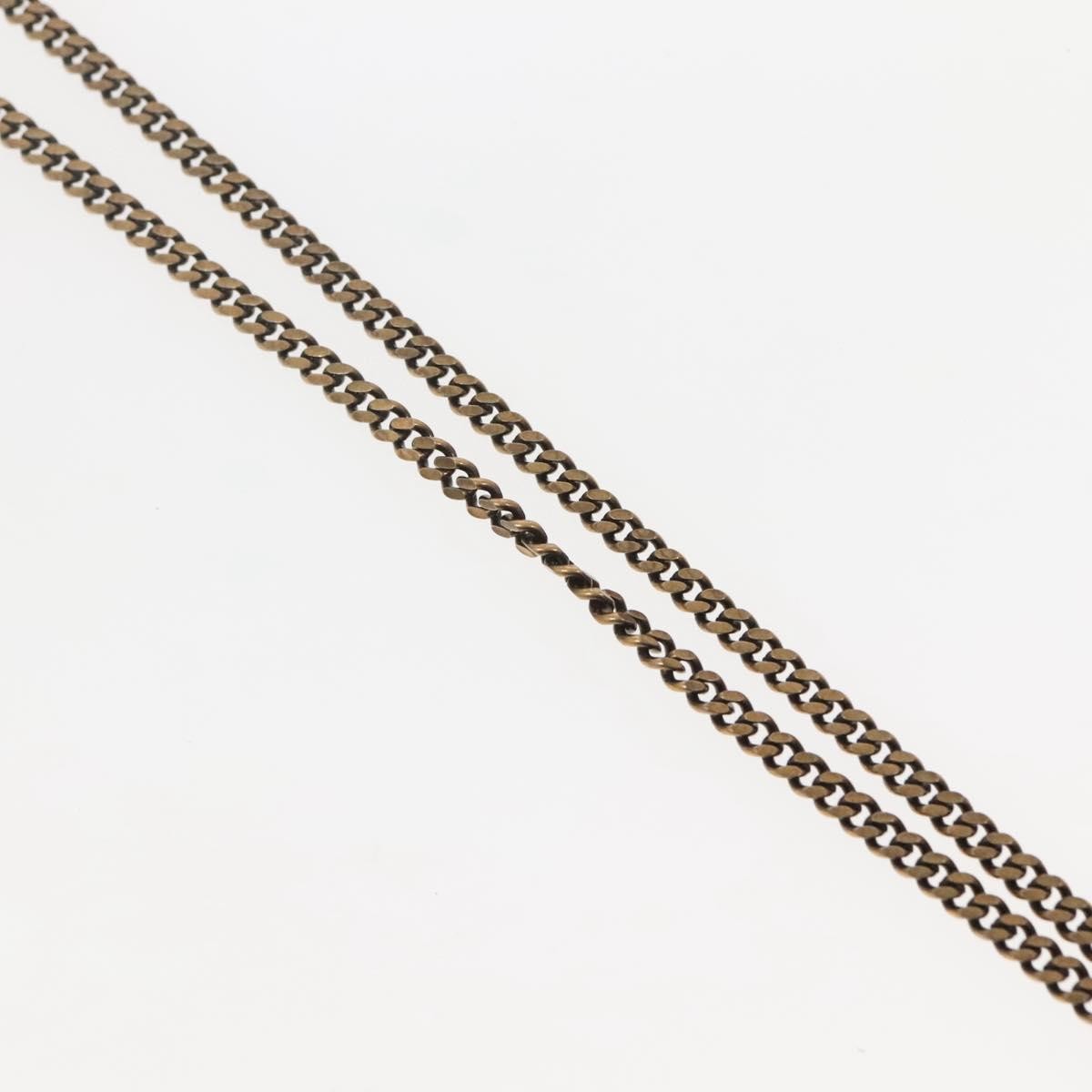 Louis Vuitton LV Wood Pendant Necklace Metal