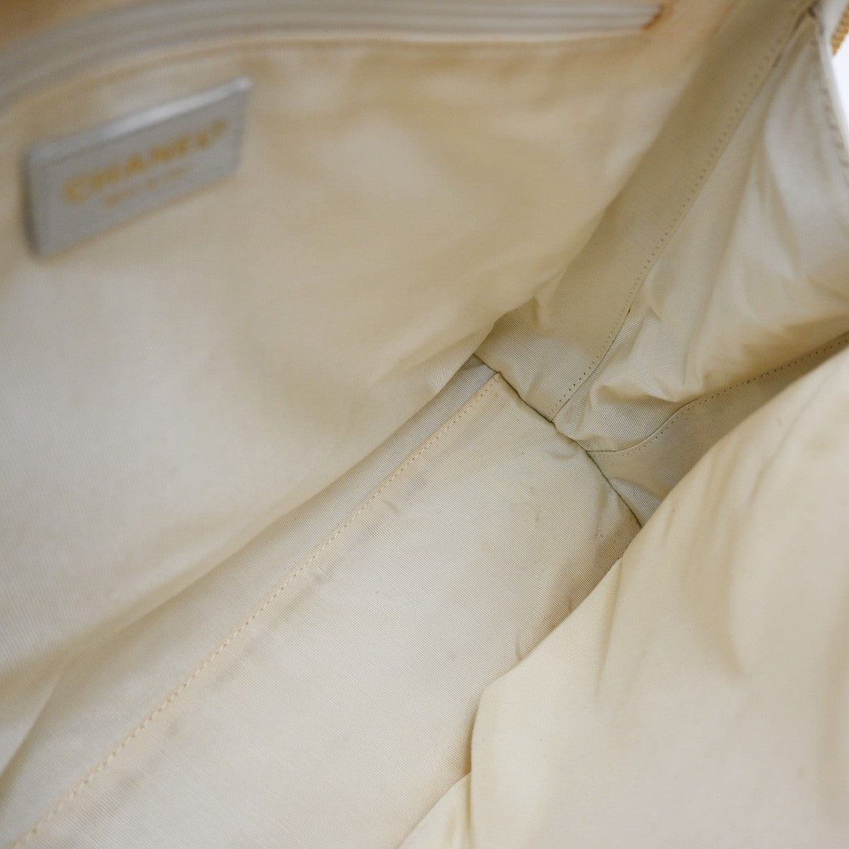 Chanel Surpique Zip Around Satchel Quilted Leather