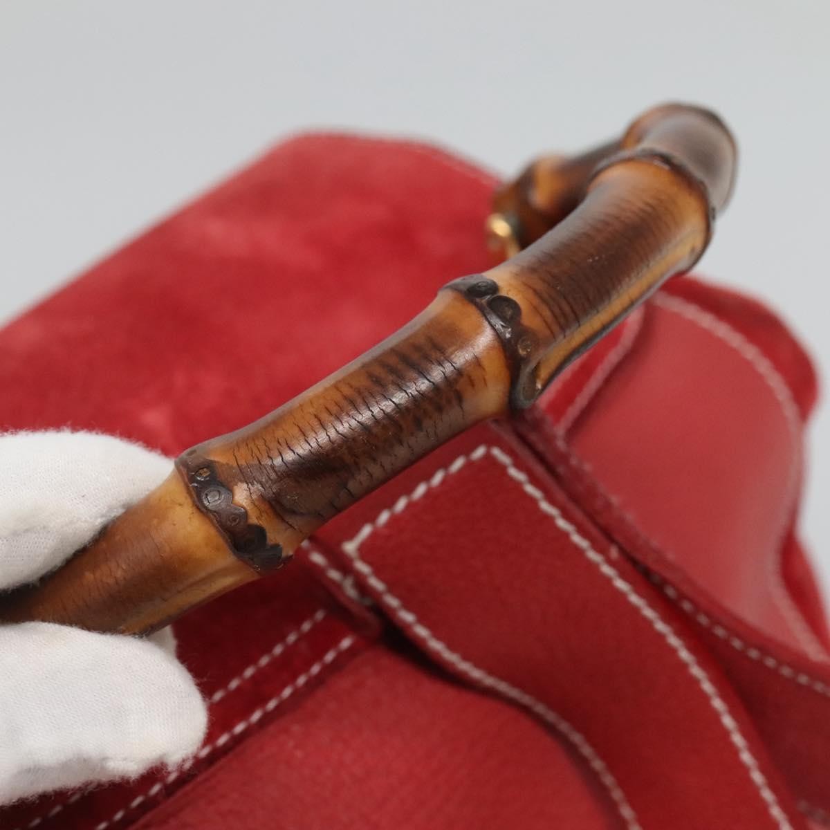 Gucci Bamboo Tassel Backpack Suede