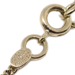 Chanel Rainbow CC Pendant Necklace Metal and Crystals