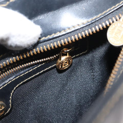 Fendi Pequin Shoulder Bag Canvas