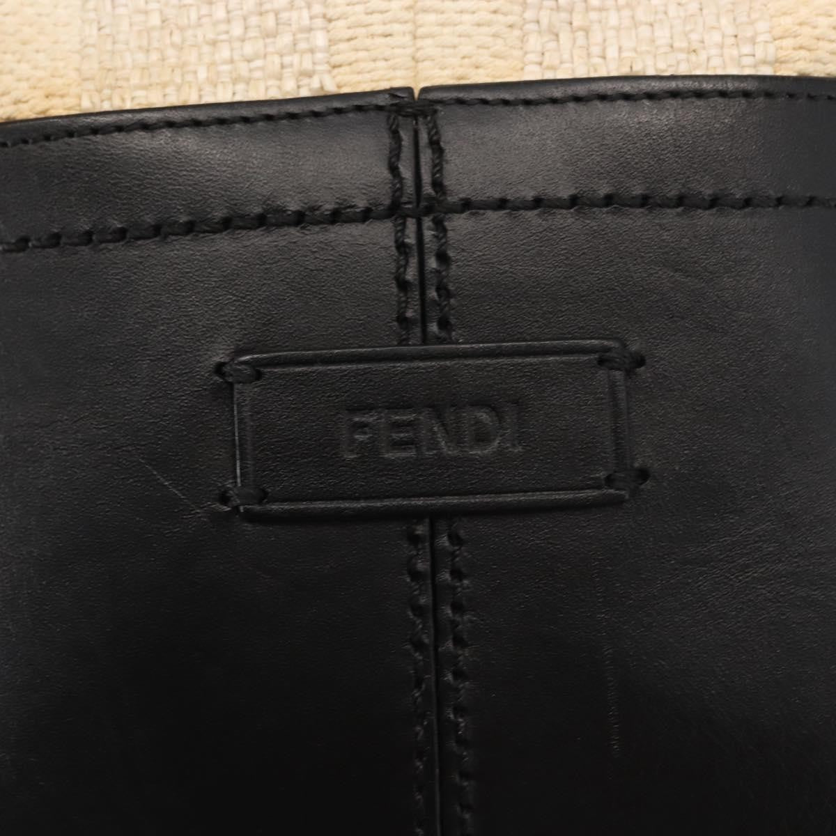 Fendi Pequin 2Bag Canvas and Leather