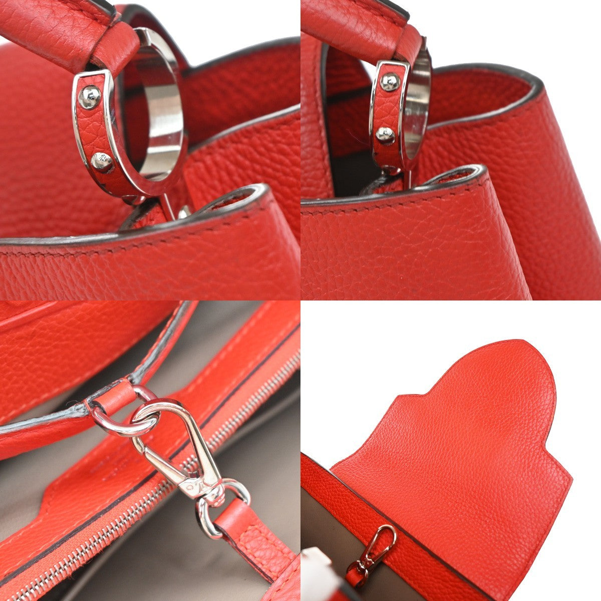 Louis Vuitton Capucines Bag Leather