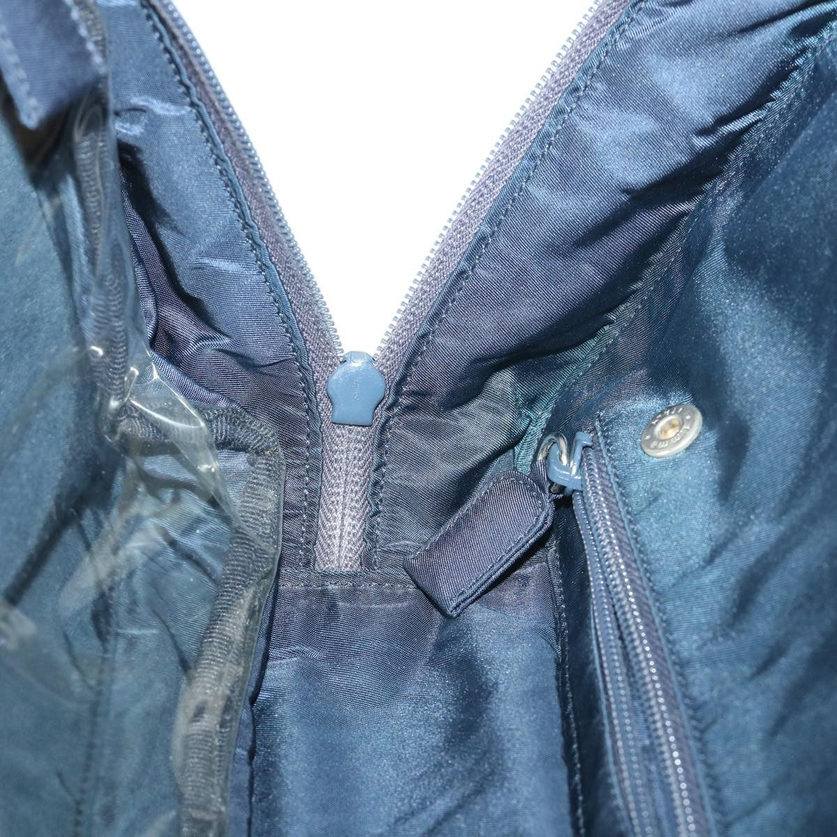 Prada Double Zip Wristlet Pouch Tessuto