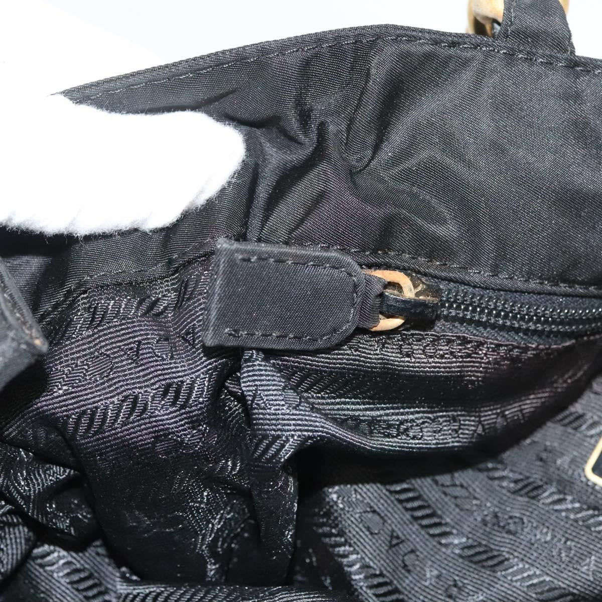 Prada Metal Handles Tote Tessuto