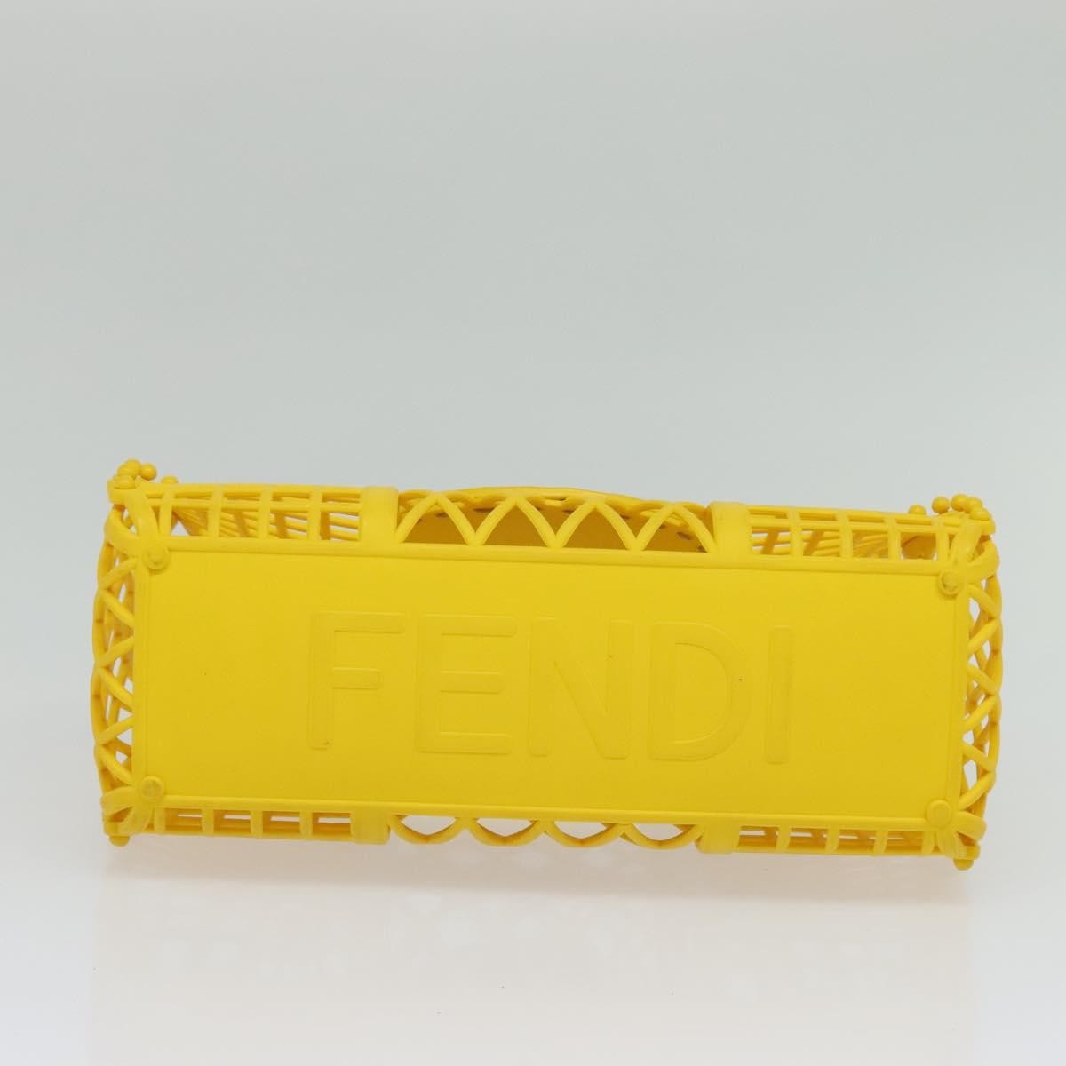 Fendi FF Logo Stamp Basket Tote PVC