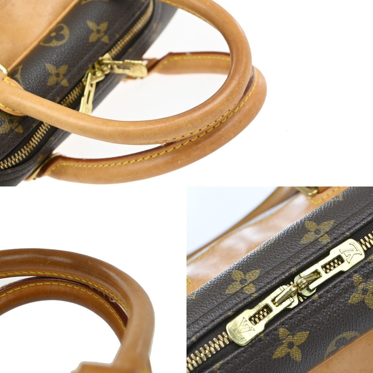 Louis Vuitton Deauville Handbag Monogram Canvas