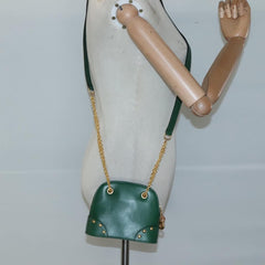 Celine Chain Shoulder Bag Leather