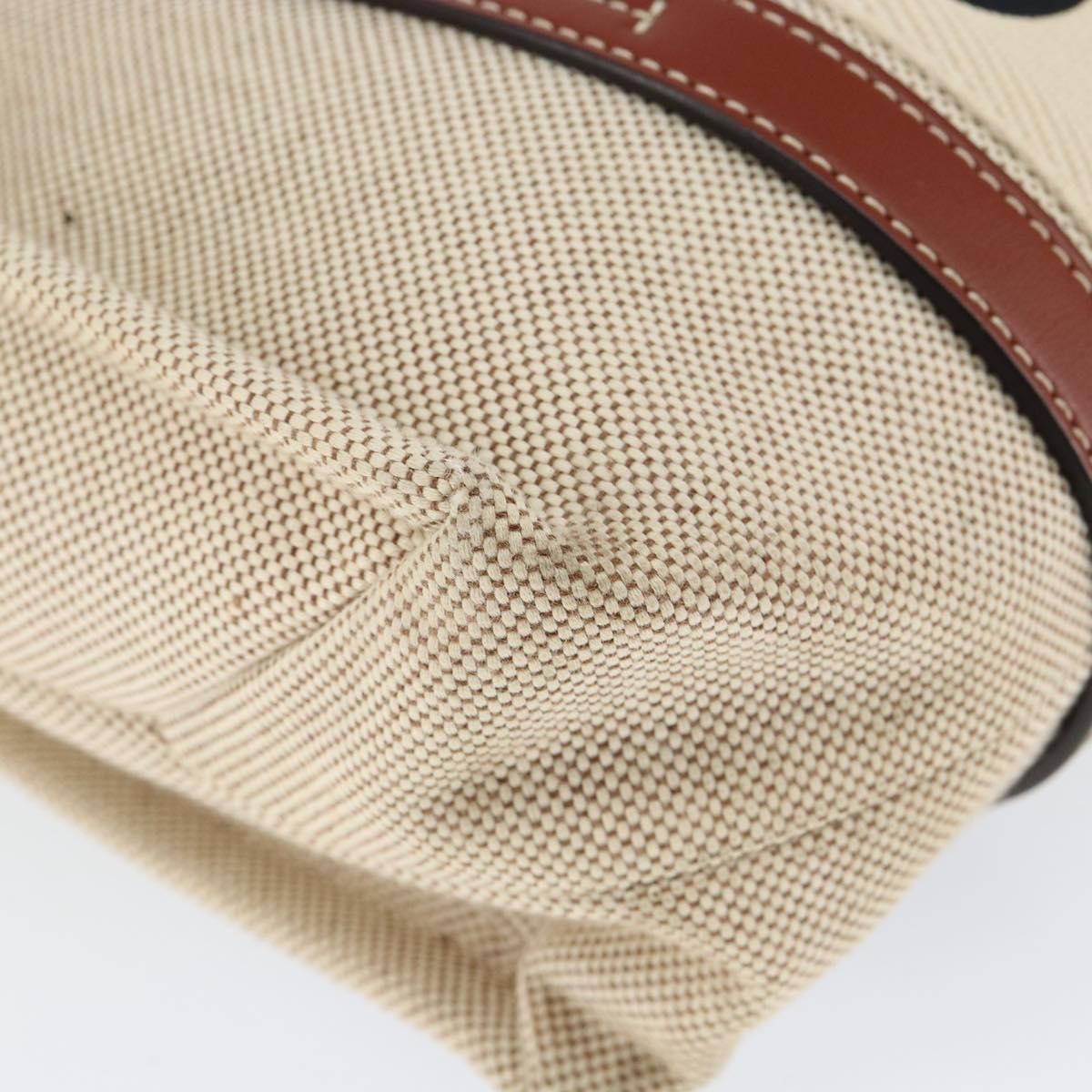 Chloe Woody Tote Canvas with Leather