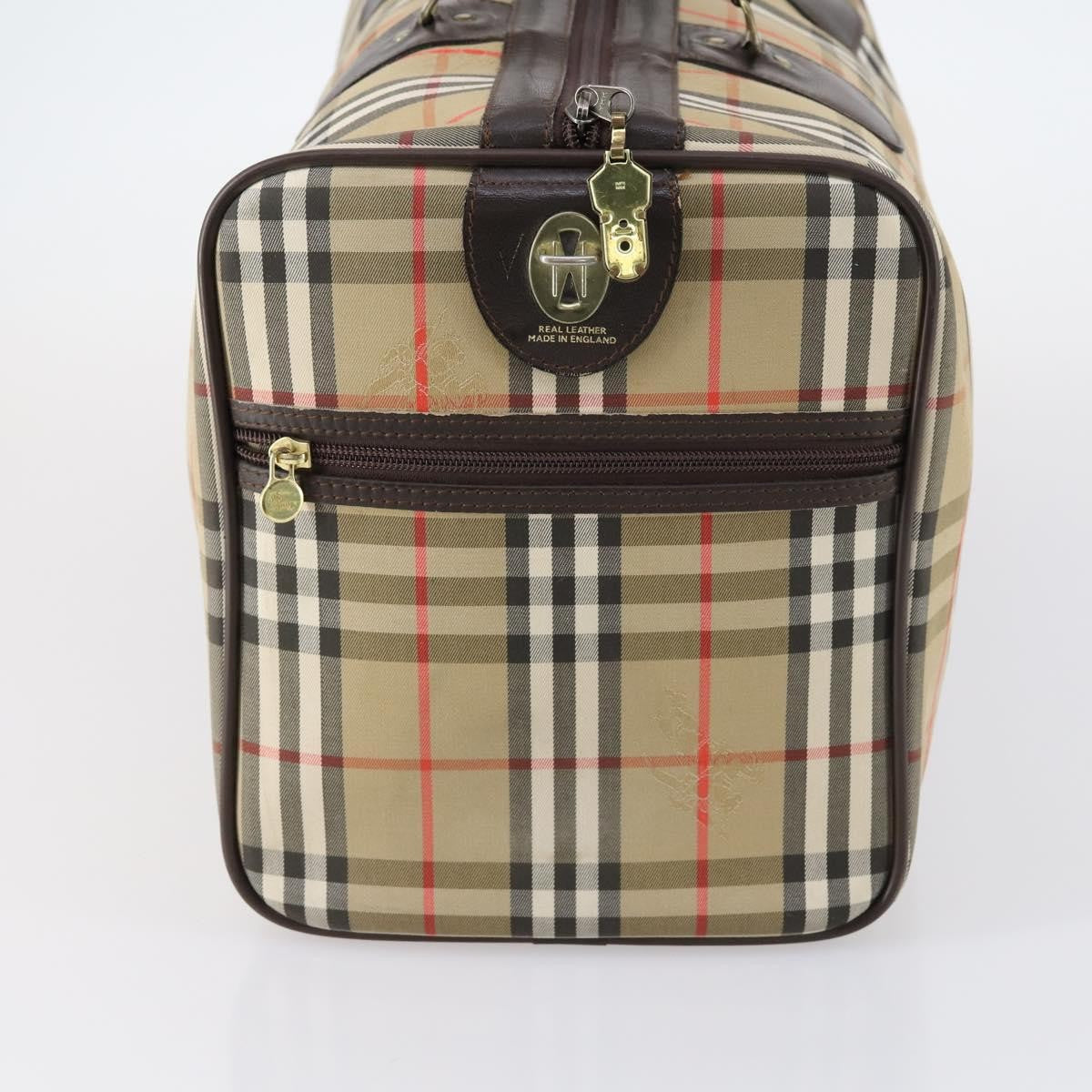 Burberry Vintage Duffle Bag Haymarket Canvas