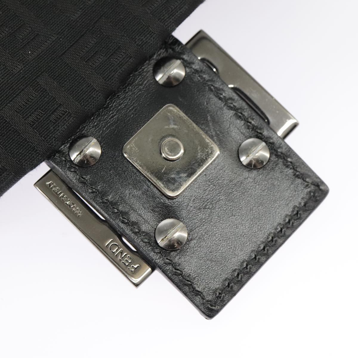 Fendi Mamma Baguette Shoulder Bag Canvas