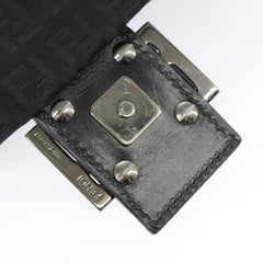 Fendi Mamma Baguette Shoulder Bag Canvas