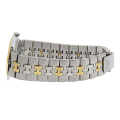 Hermes Profile Quartz Watch Stainless Steel and Plated Metal