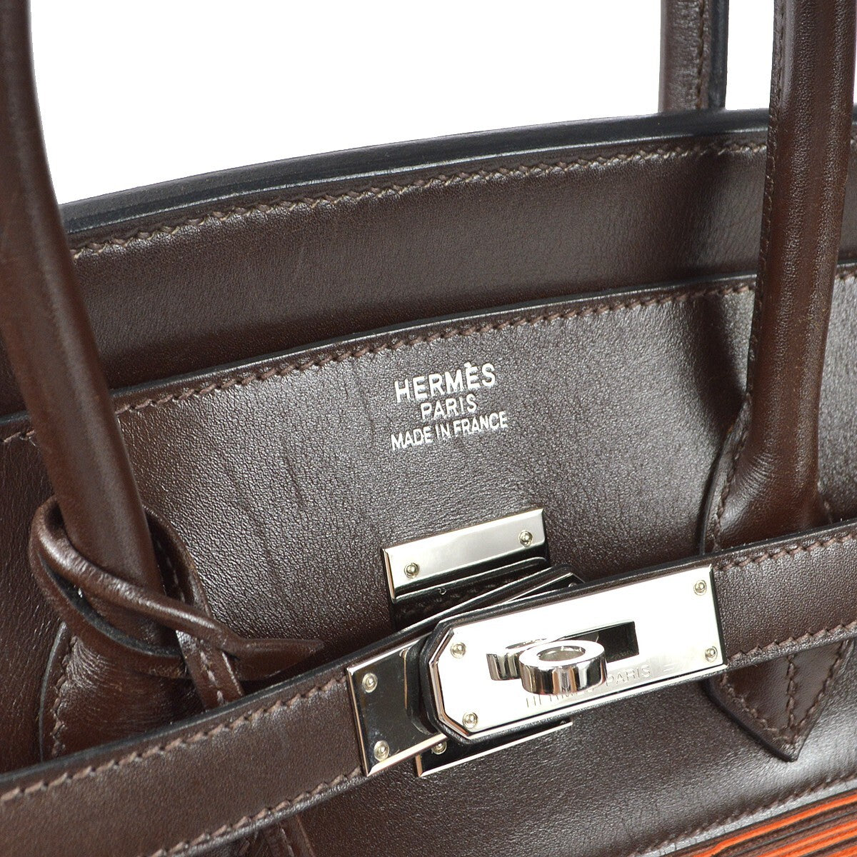 Hermes Birkin Handbag Vibrato and Box Calf