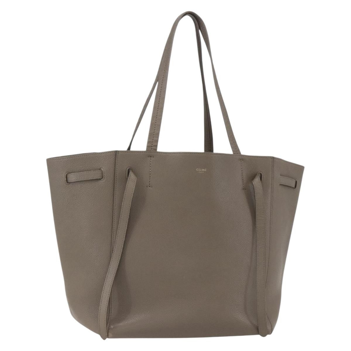 Celine Phantom Tie Cabas Tote Leather
