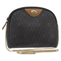 Christian Dior Vintage Honeycomb chain Canvas