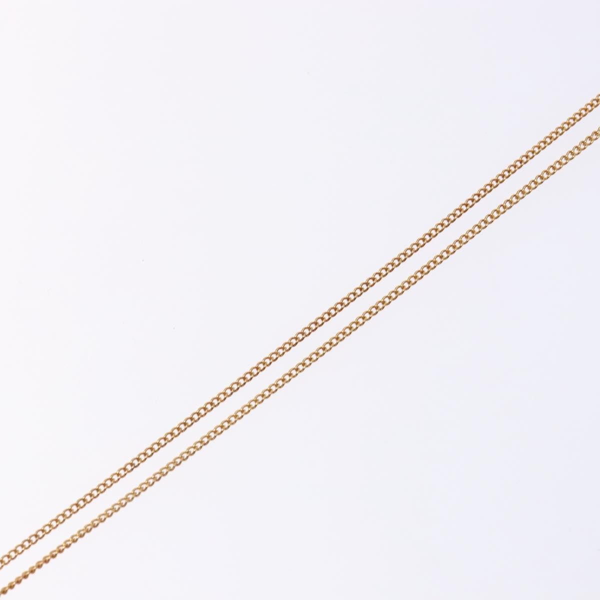 Christian Dior CD Pendant Necklace Gold-plated