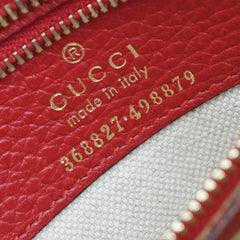 Gucci Swing Crossbody Bag Pebbled Leather