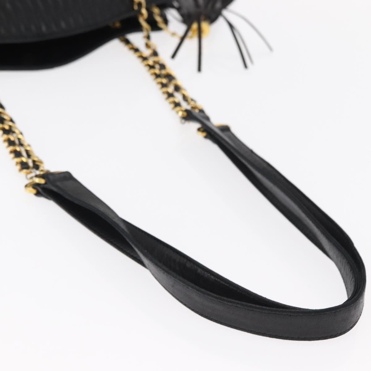 Bally Vintage Chain Shoulder Bag Quilted Leather