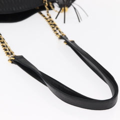 Bally Vintage Chain Shoulder Bag Quilted Leather