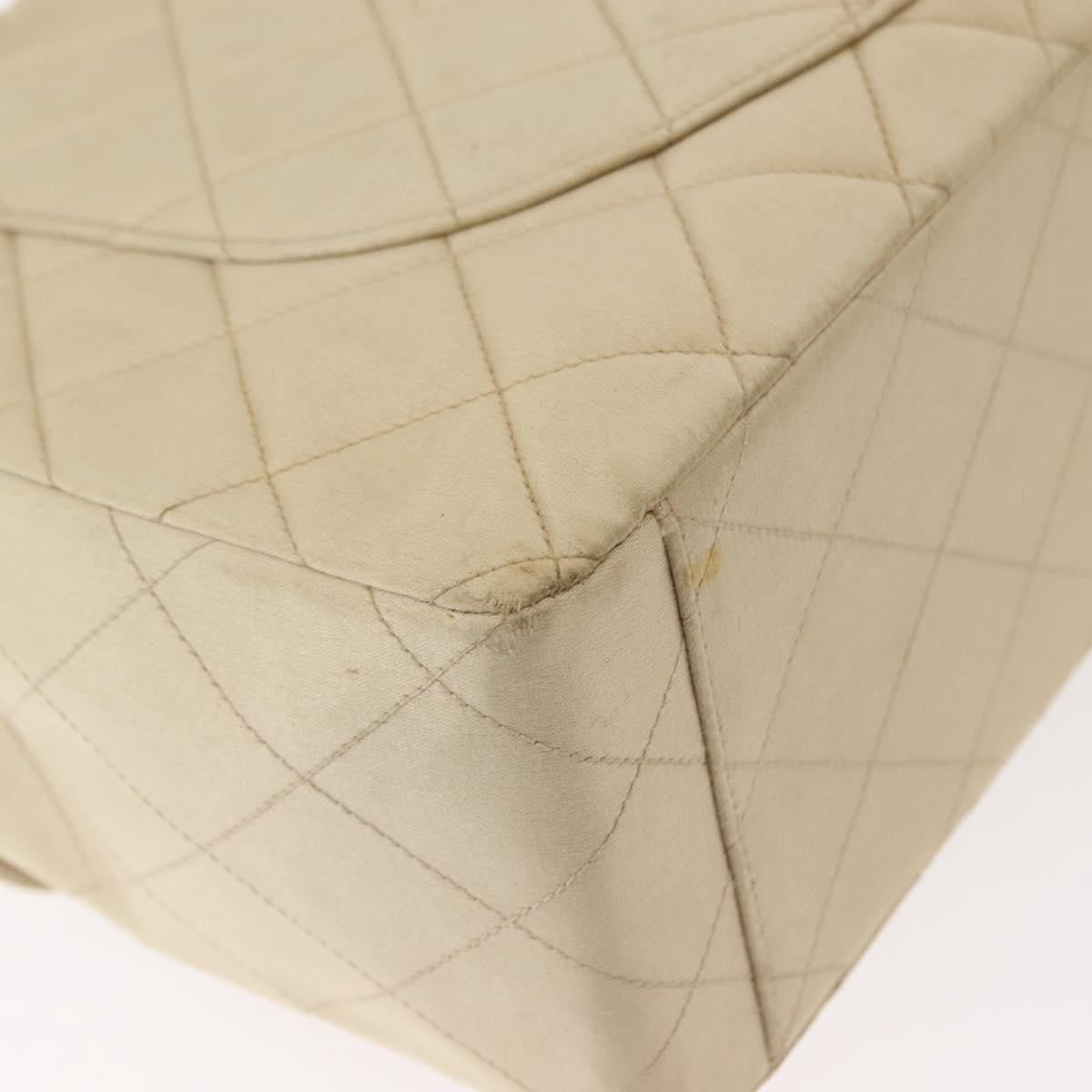 Chanel Vintage Classic Single Flap Bag Silk