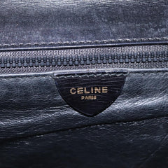 Celine Vintage Circle Logo Crossbody Bag Leather