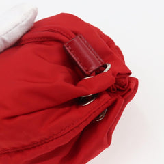 Prada Drawstring Wristlet Bucket Bag Tessuto