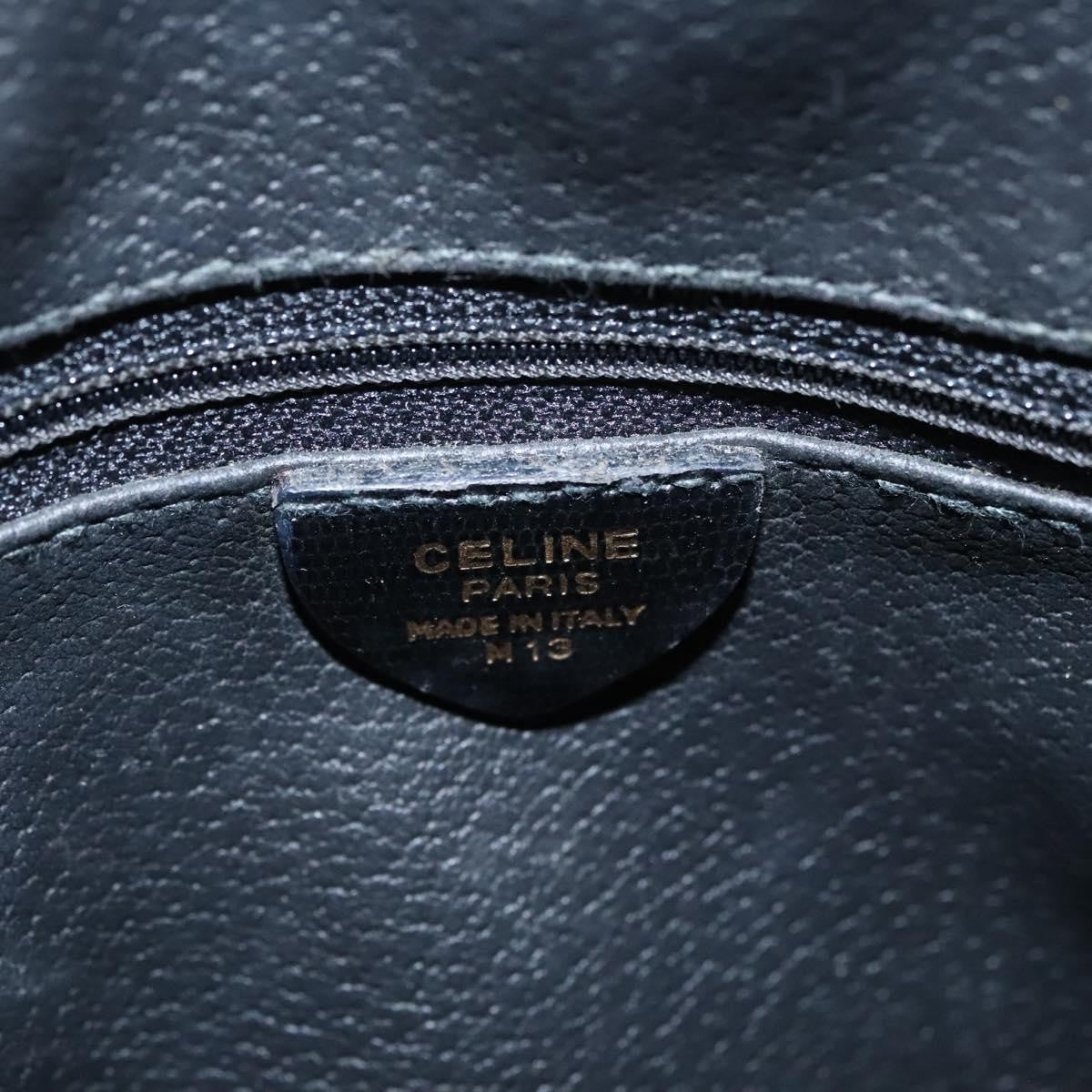 Celine Circle Logo Handbag Leather