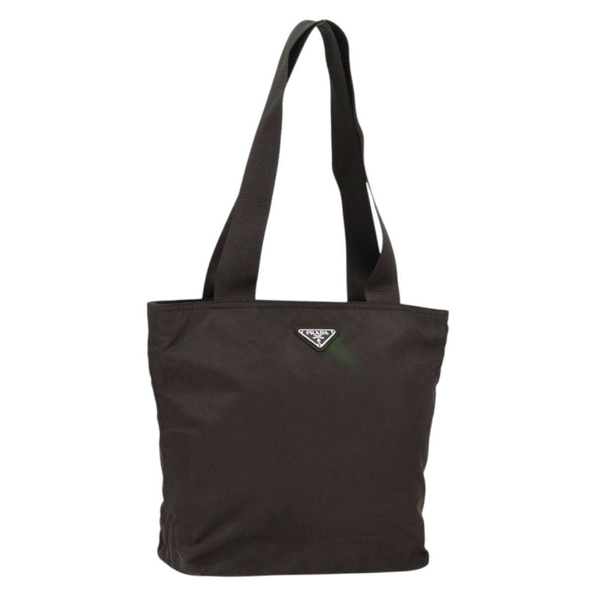 Prada Vintage Zip Tote Tessuto