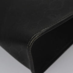 Christian Dior Vintage Honeycomb Zip Pouch Coated Canvas