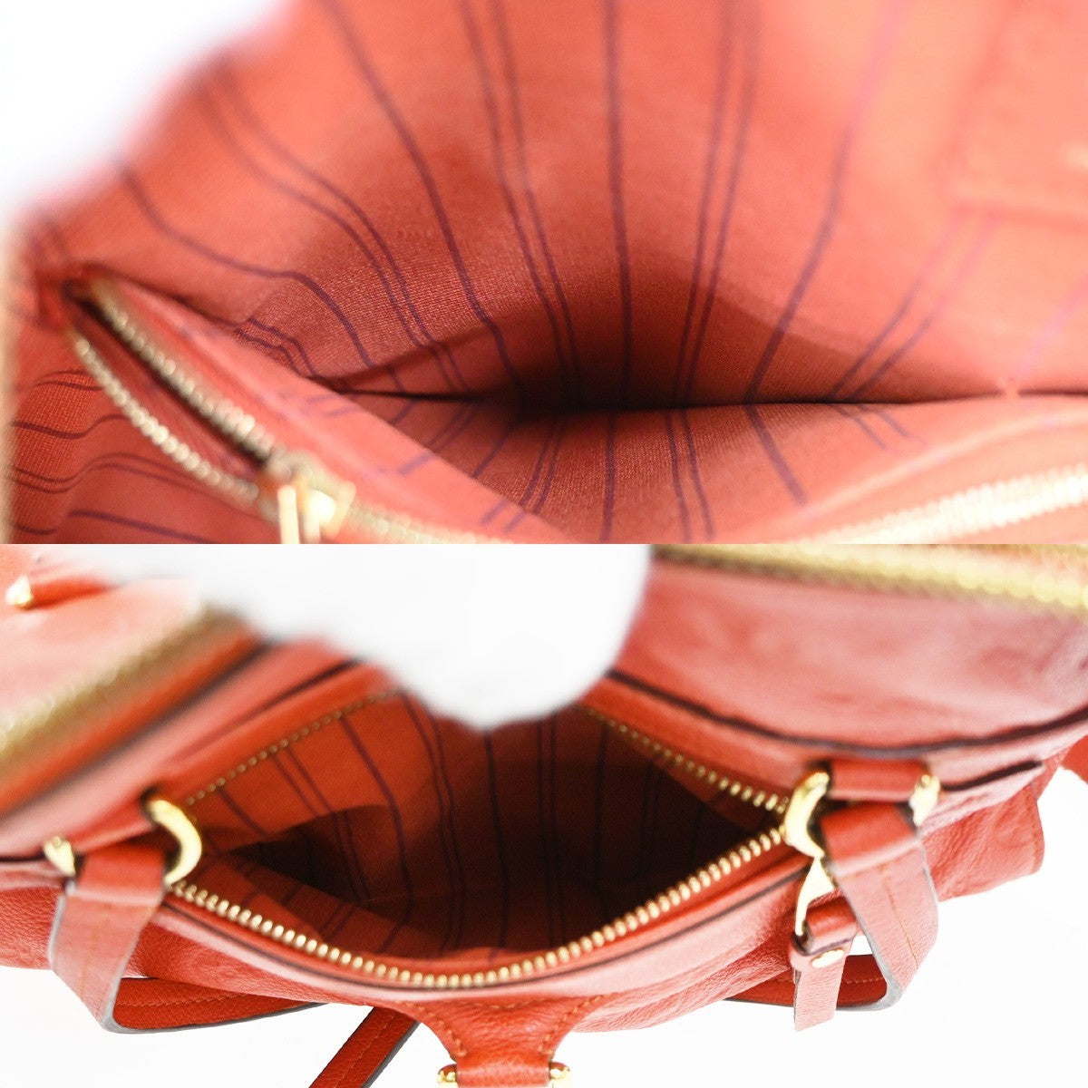 Louis Vuitton Lumineuse Handbag Monogram Empreinte Leather